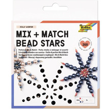 Kit de perles folia Mix et Match Bead Stars Jolly Winter, 269 pièces pour fabriquer des étoiles en perles