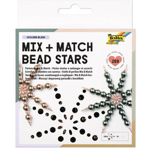Set de perles Folia Mix et Match étoiles, 269 pièces, kit de loisirs créatifs pour fabriquer des étoiles.