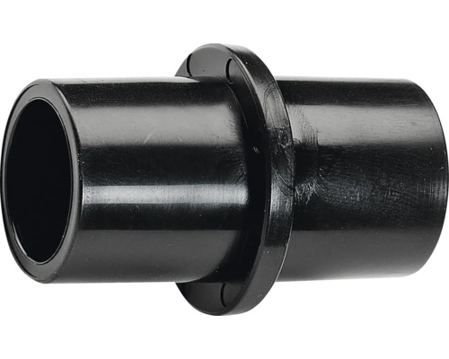 Raccord de tube en plastique avec butée centrale