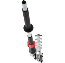 Accessoire de taille-haie ou d'élagueur pour outil multifonction avec tête de coupe réglable et manche long