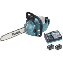 Tronçonneuse sans fil Makita avec chargeur et deux batteries