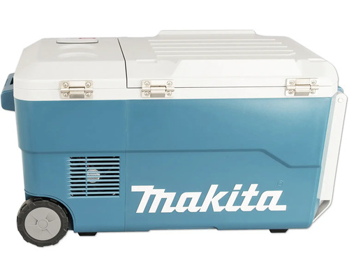 Glacière et boite chauffante sans fil Makita avec roulettes