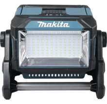 Projecteur de chantier sans fil Makita avec technologie LED et poignée robuste.