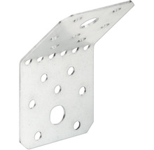 Equerre de fixation en métal avec de nombreux trous pour une fixation stable des constructions en bois