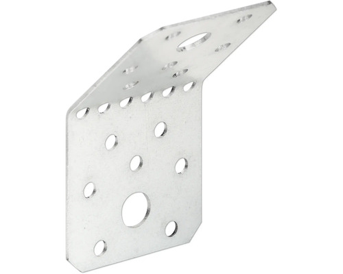 Equerre de fixation en acier avec trous pour assemblage bois stable