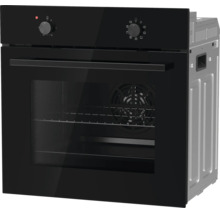 Four encastrable avec boutons rotatifs et porte vitrée au design moderne pour la cuisine.