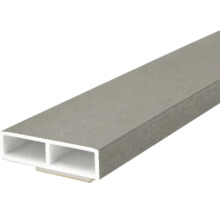 Profilé en matière synthétique avec coupe transversale à chambre creuse rectangulaire pour le montage