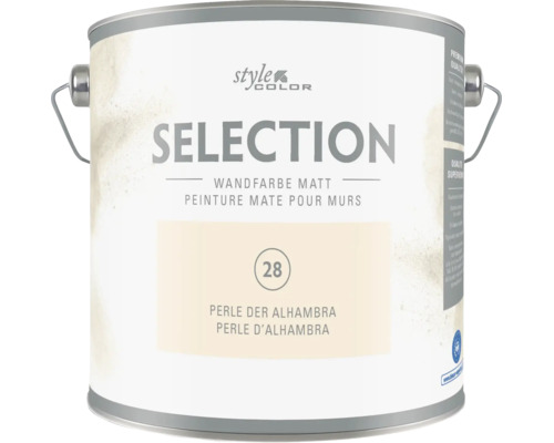 Stil Color Selection matte Wandfarbe Perle der Alhambra in einer Farbeimerverpackung