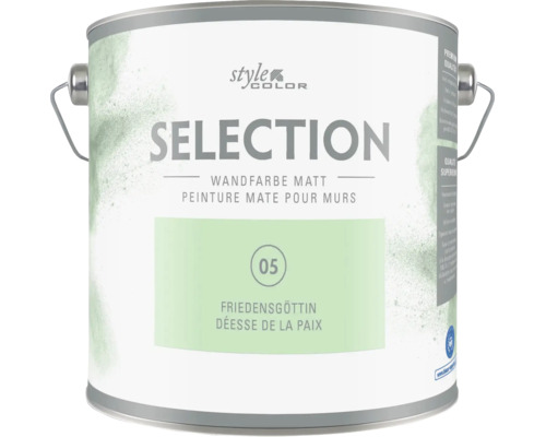 Dose mit matter Wandfarbe von Style Color Selection in der Nuance Friedensgöttin