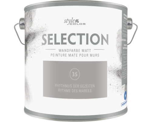 Pot de peinture murale mate StyleColor Selection dans la teinte Rhythmus der Gezeiten.