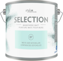 Pot de peinture murale mate StyleColor Selection dans la teinte Weite der Seychellen.