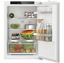 Réfrigérateur encastrable Bosch avec tiroir VitaFresh XXL et fonction Cool Airflow rempli d aliments