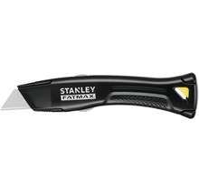 Couteau universel Stanley FatMax avec lame rétractable pour des coupes précises.