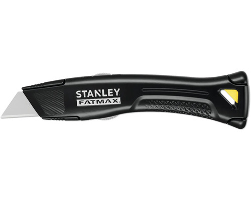 Couteau universel Stanley FatMax avec lame rétractable pour des coupes précises.