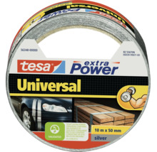 Tesa Extra Power Universal Gewebeband, 10 Meter mal 50 Millimeter, starkes Klebeband für Reparaturen und Befestigungen im Innen und Außenbereich.