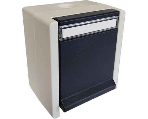 Bouton de sonnette en saillie pour extérieur avec porte étiquette