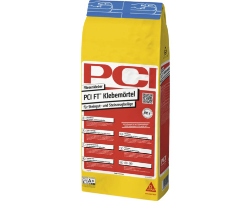 Colle de mortier PCI FT® colle à carrelage pour sols en grès et en faïence 5 kg Colle de mortier PCI FT® colle à carrelage pour sols en grès et en faïence 5 kg