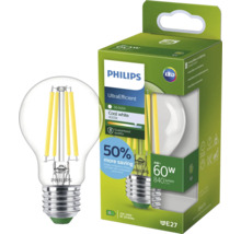 Ampoule LED Philips E27 4 Watts 840 lumens blanc froid 4000 Kelvin pour remplacer une ampoule 60 Watts