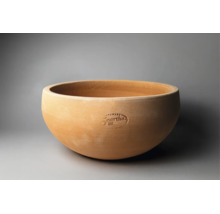 Runde Pflanzschale aus Terrakotta mit Prägung Handmade 5 Earths