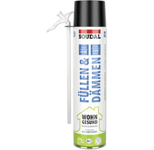 Mousse Pu Soudal pour remplissage et isolation avec applicateur pour isolation acoustique et thermique
