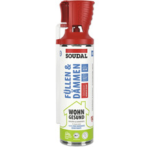 Soudal Füllen und Dämmen PU Schaum mit Genius Gun Applikator für exakte Dosierung und Schall sowie Wärmedämmung