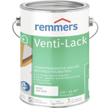 Remmers Venti-Lack 2,5 litres blanc RAL 9016 laque à base de solvant pour bois pour fenêtres et portes