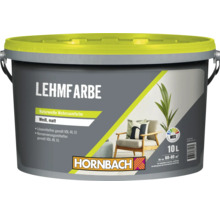 Seau de peinture à l argile Hornbach blanc naturel mat 10 litres sans solvants