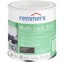 Remmers Multi-Lack 3in1 eisengrau, wasserbasierter Lack für Holz, Metall und Kunststoff, 0,375 Liter Dose