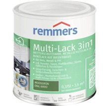 Laque multifonction 3 en 1 Remmers peinture de protection météo peinture métal laque à base d eau vert mousse 0,375 litre pour bois métal PVC