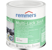 Peinture protectrice et laque pour métal Remmers Multi Lack 3in1 blanc 0,375 litre pour bois métal et plastique