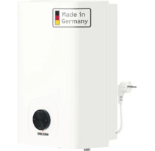 Chauffe-eau instantané compact Stiebel Eltron avec bouton de réglage de la température et prise électrique