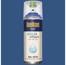 Belton free Aqua colours Sprühlack matt RAL 5010 enzianblau