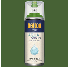 Belton Free Aqua Colours Sprühlack matt in Laubgrün RAL 6002 zur Lackierung verschiedener Oberflächen