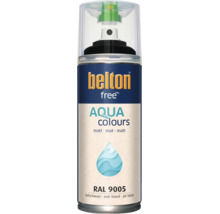 Belton Free Aqua Colours Lackspray in Tiefschwarz matt RAL 9005