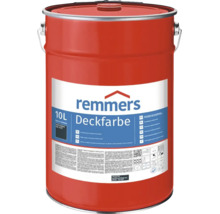Peinture couvrante Remmers gris anthracite bidon de 10 litres pour protection durable