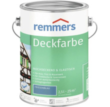 Peinture couvrante Remmers Friesenblau 2,5 litres peinture de protection contre les intempéries pour bois et maçonnerie