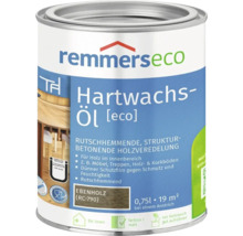 Huile cire dure Remmers eco ébène 0,75 litre pour le bois en intérieur, adaptée aux meubles, escaliers, parquets et sols en liège