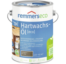 Boite huile cire dure Remmers eco en ebenier pour bois interieur 2.5 litres pour 63 metres carres pour une couche
