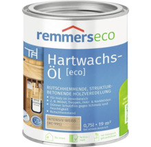Pot d huile cire dure Remmers Eco pour bois interieur en blanc intensif 0,75 litre pour la finition de surfaces de meubles et sols