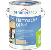 Pot de huile cire dure Remmers Eco pour bois interieur 2,5 litres blanc intense