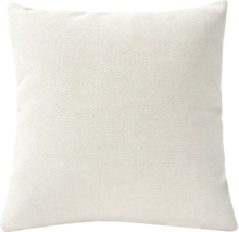 Coussin décoratif carré avec texture tissée grossière comme accessoire d intérieur pour canapés et lits