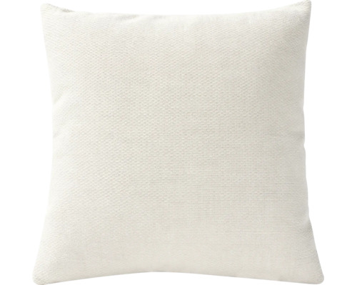 Coussin décoratif carré avec texture tissée grossière comme accessoire d intérieur pour canapés et lits