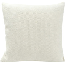 Coussin décoratif carré avec structure tissée grossière
