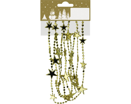 Guirlande de Noël Geroma avec étoiles et perles pour décoration