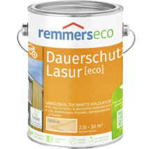 Dose mit Remmerseco Dauerschutz Lasur farblos 2,5 Liter für Holz innen und geschützten Außenbereich
