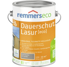 Remmers Eco lasure de protection longue durée gris platine 2,5 litres pour bois intérieur et extérieur