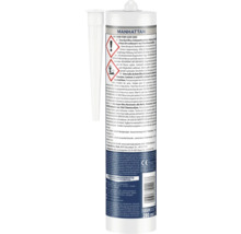 Cartouche de silicone sanitaire Sista Bad Ultra Manhattan de 280 millilitres avec embout pour les joints de salle de bain