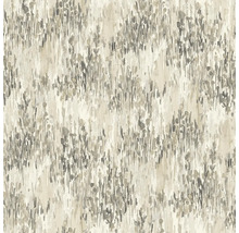 Papier peint intissé avec motif de prairie abstrait façon aquarelle pour une décoration murale moderne.