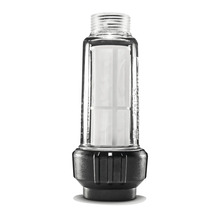 Préfiltre de pompe avec boîtier transparent et élément filtrant intégré pour pompes de jardin