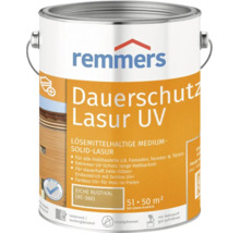 Remmers lasure de protection durable UV chêne rustique bidon de 5 litres pour bois extérieur.